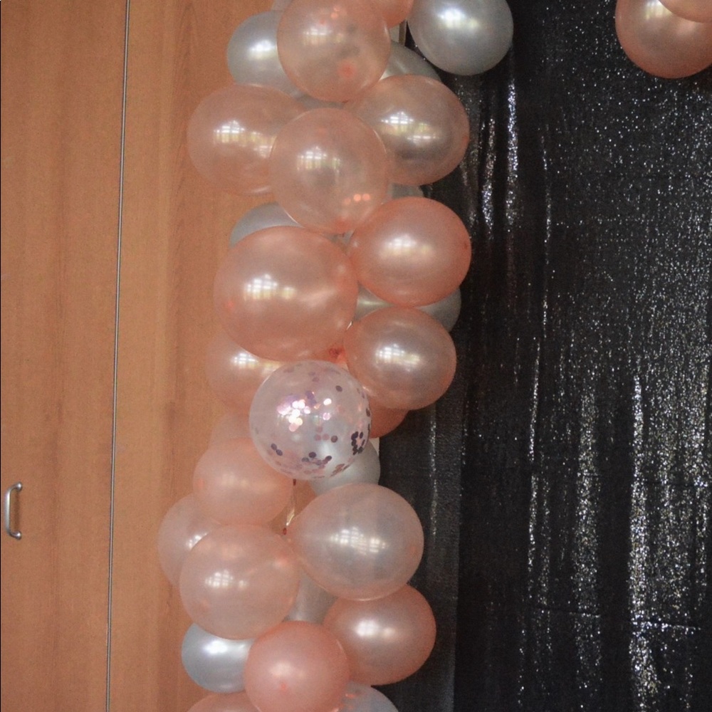 Black shimmering backdrop